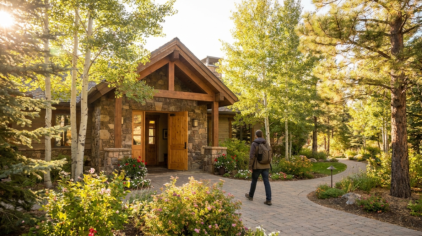 Welcoming addiction treatment clinic entrance in Canada where Suboxone treatment is available