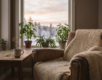 Calm sunlit Canadian counselling room representing safe alcohol withdrawal and recovery